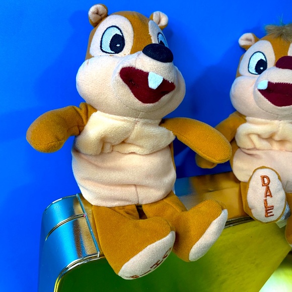 DISNEY EXCLUSIVE NWOT VTG 90s CHIP & DALE COLLECTIBLE RETIRED BEAN BAG PLUSH - Picture 6 of 10